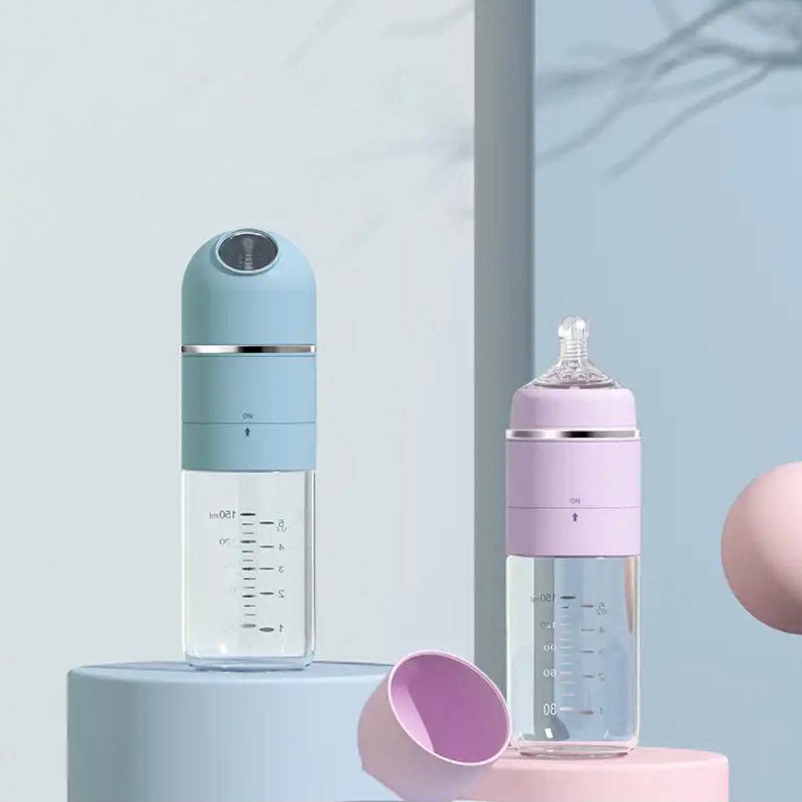 ✨FORMULA BOTTLE WITH DISPENSER FOR NIGHT & TRAVEL✨